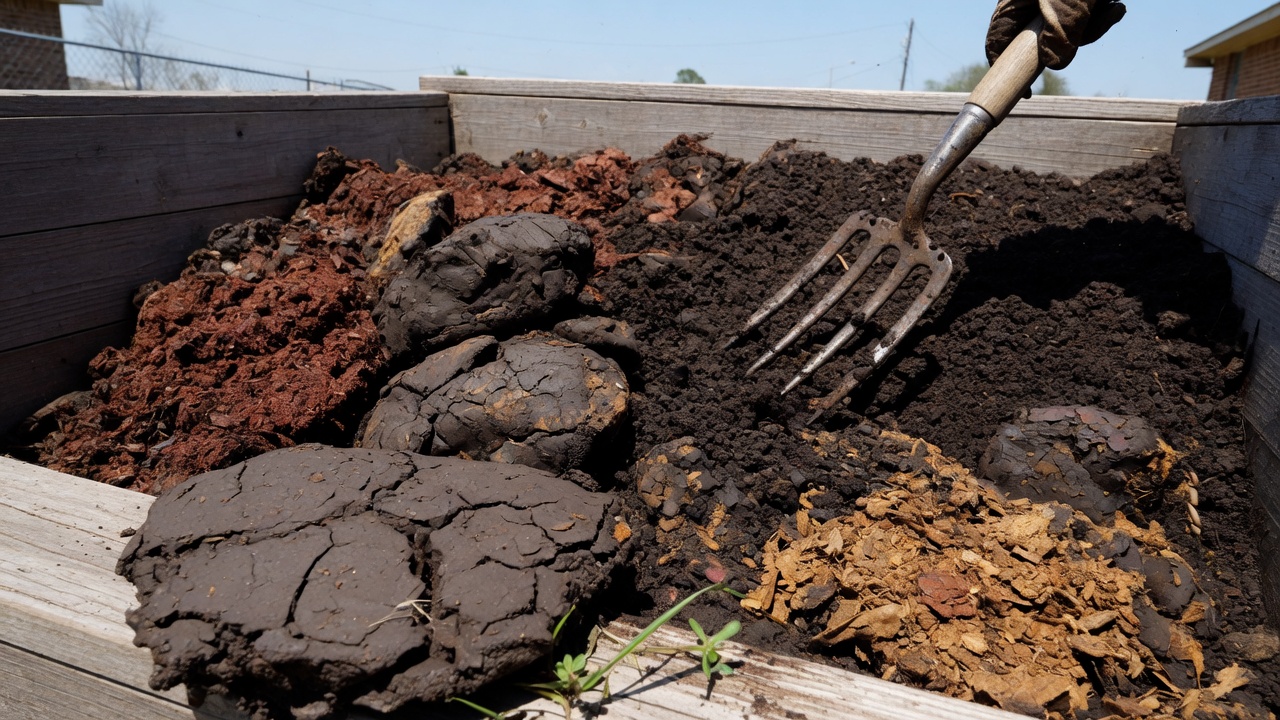 Blackland clay soil
