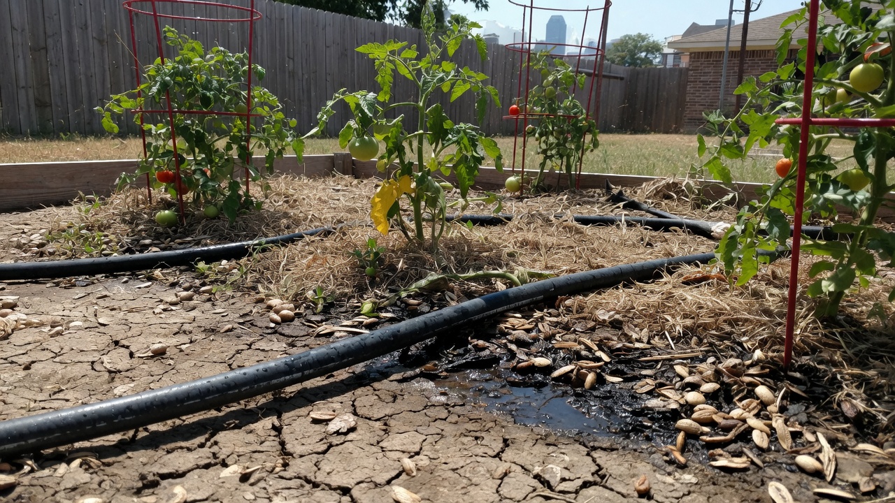 Watering in heat